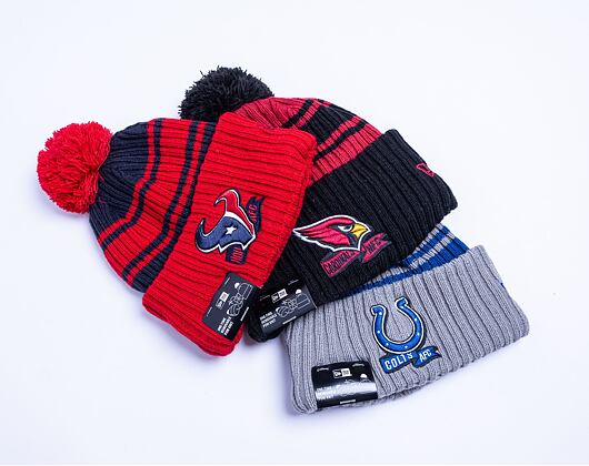 New Era NFL22 Sideline Sport Knit Houston Texans Team Color Winter Beanie