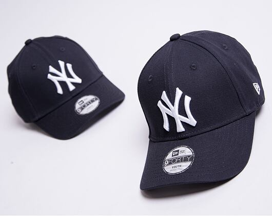 New Era League New York Yankees Child Navy/White 9FORTY Strapback Kids Cap