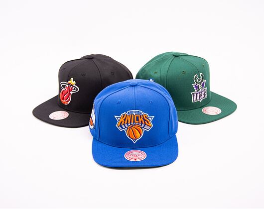 Kšiltovka Mitchell & Ness NBA Conference Patch Snapback New York Knicks Blue