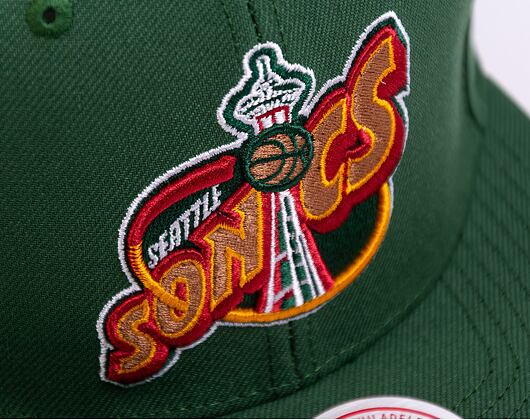 Kšiltovka Mitchell & Ness NBA Conference Patch Snapback Hwc Seattle Supersonics Green