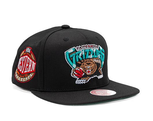 Kšiltovka Mitchell & Ness NBA Conference Patch Snapback Hwc Vancouver Grizzlies Black