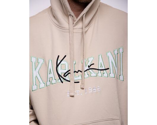 Mikina Karl Kani College Signature Os Hoodie off white