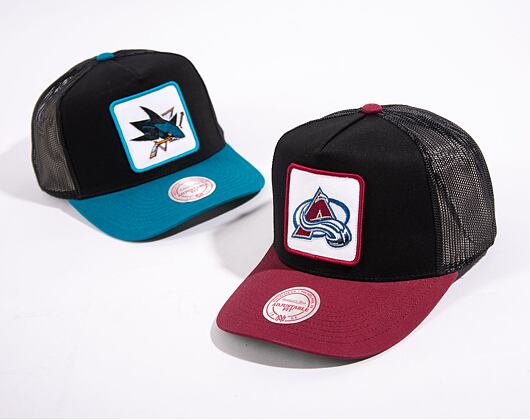 Kšiltovka Mitchell & Ness Nhl Truck It Trucker Sharks Black