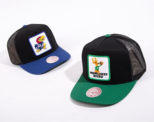 Kšiltovka Mitchell & Ness Nba Truck It Trucker Hwc Bucks Black