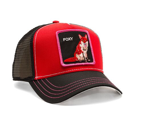 Kšiltovka Goorin - 'Acid Trip Pack' - Fox Trip - Black / Red