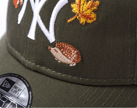 Dětská Kšiltovka New Era 9FORTY Kids MLB Outdoor New York Yankees New Olive / White