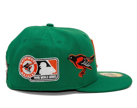 Kšiltovka New Era 59FIFTY MLB Coops All Over Print Baltimore Orioles Cooperstown Team Color