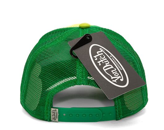 Kšiltovka Von Dutch Trucker Boston - Cotton Twill - Green Tie Dye