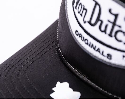 Kšiltovka Von Dutch Trucker Boston - Satin - Black/Grey