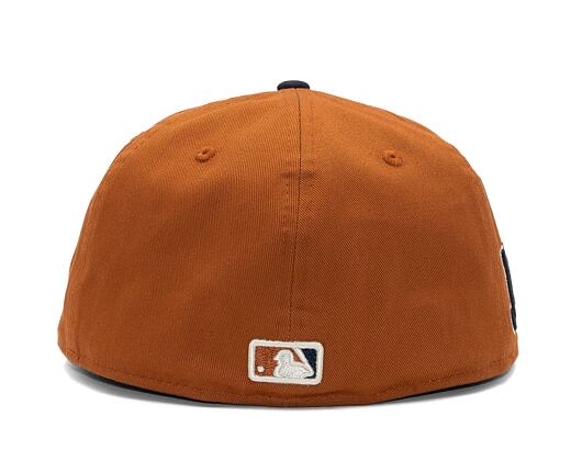 Kšiltovka New Era 59FIFTY MLB Boucle New York Mets Caramel Brown / Navy / Stone