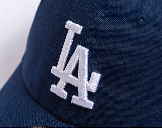 Kšiltovka New Era 9 - MLB Linen FORTY - Los Angeles Dodgers - Navy / White