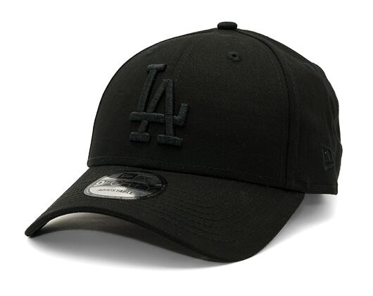 New Era 9FORTY Los Angeles Dodgers League Essential 2 Black/Black Cap