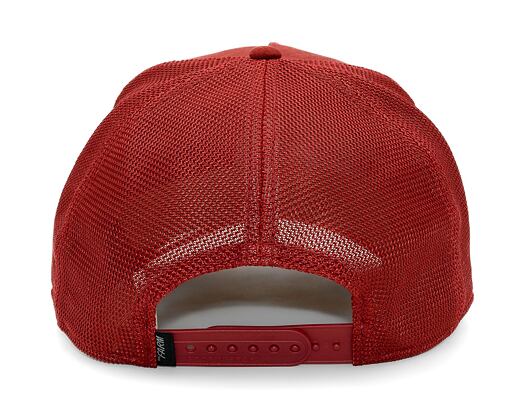 Kšiltovka Goorin - Trucker - The Suede Dragon - Burgundy