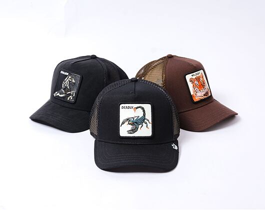 Kšiltovka Goorin - Trucker - The Deadliest Scorpion - Black