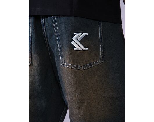 Kraťasy Karl Kani - Og Denim Baggy Jorts - dark blue
