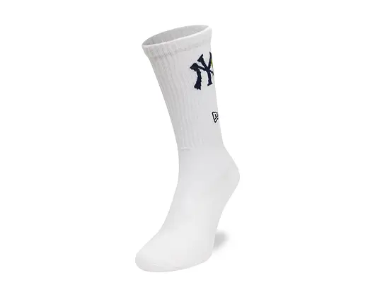 Ponožky New Era - MLB Icon Crew 1Pack - NY Yankees - White / Navy