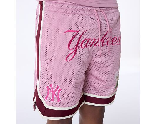 Kraťasy New Era - MLB Floral Mesh - NY Yankees - Pink