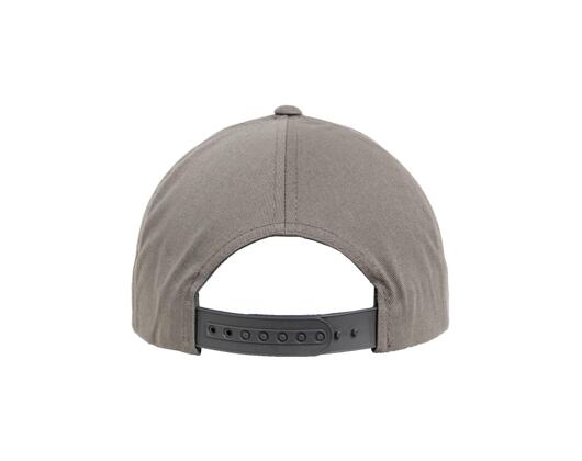 Kšiltovka Yupoong 5-Panel Curved Classic Snapback grey
