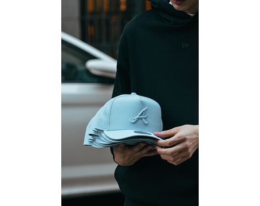 Kšiltovka New Era - MLB Color Pack 59FIFTY A-Frame - Atlanta Braves - Baby Blue