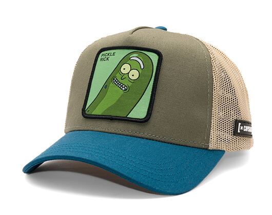 Kšiltovka Trucker Capslab Rick & Morty - Pickle Rick - Coton Et Pu
