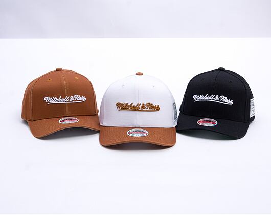 Kšiltovka Mitchell & Ness - Branded - Comfy Core Stretch Snapback - White-Tan