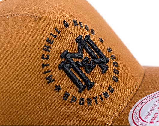 Kšiltovka Mitchell & Ness - Branded - Interlock Crest Pro Snapback - Tan
