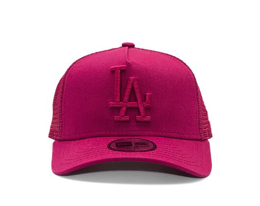 Dětská Kšiltovka New Era - MLB League Essential 9FORTY Trucker - LA Dodgers - Cherry
