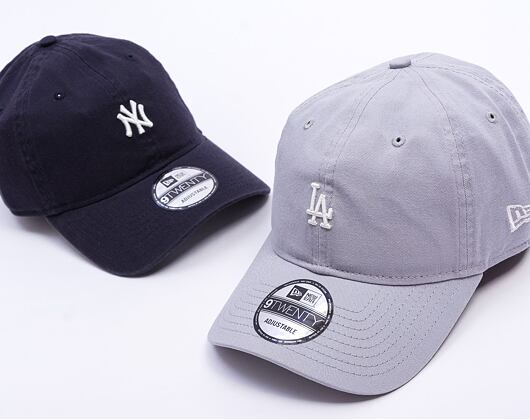 Kšiltovka New Era - MLB Mini Logo Washed 9TWENTY - LA Dodgers - Grey