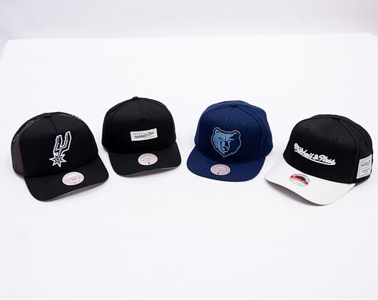 Kšiltovka Mitchell & Ness - San Antonio Spurs - Evergreen Trucker - Black