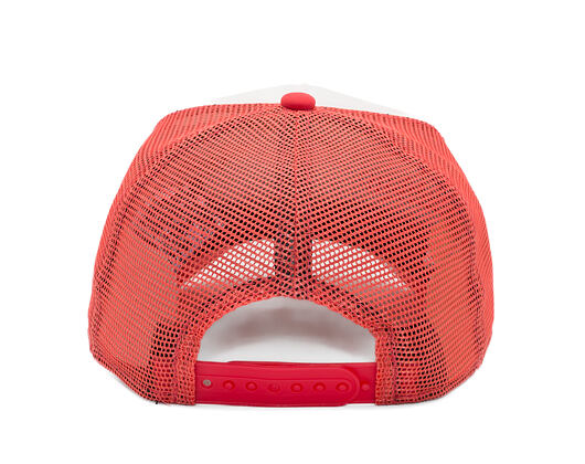 Dětská Kšiltovka New Era - Branded Adventure Patch 9FORTY Trucker - Coral / White