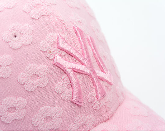 Dámská Kšiltovka New Era - MLB Floral Towelling 9FORTY - NY Yankees - Pink