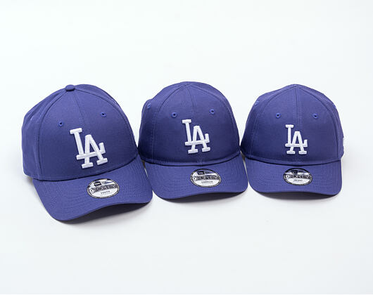 Dětská Kšiltovka New Era - MLB League Essential 9FORTY - LA Dodgers - Purple / White