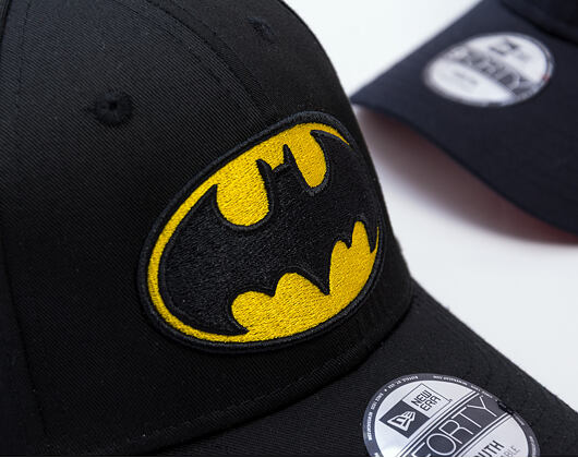 Dětská Kšiltovka New Era - WARNER BROS DC Print 9FORTY - Batman - Black