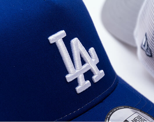Kšiltovka New Era - MLB Side Patch 9FORTY Trucker - LA Dodgers - Blue