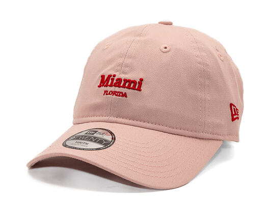 Dětská Kšiltovka New Era - Branded City 9TWENTY - Pink / Scarlet