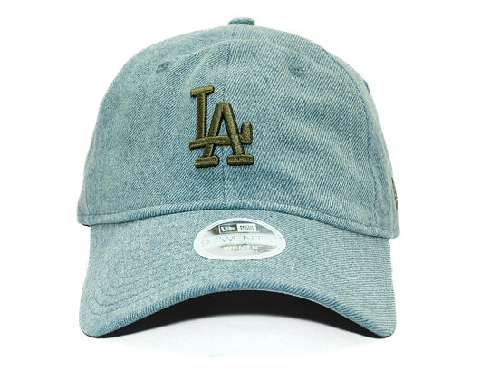 Dámská Kšiltovka New Era - MLB Denim 9TWENTY - LA Dodgers - Blue / New Olive