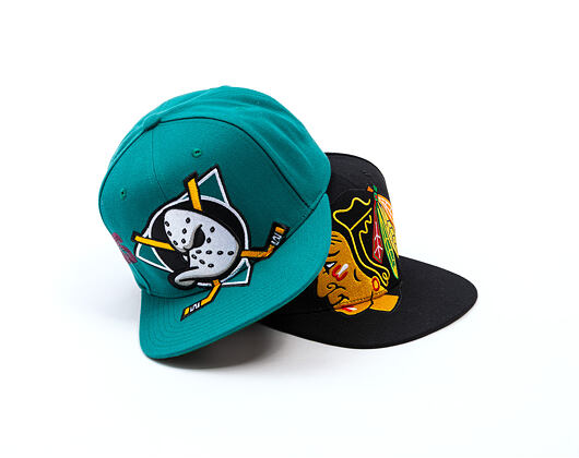 Kšiltovka Mitchell & Ness - NHL Big Time Snapback Vntg - Anaheim Ducks - Teal