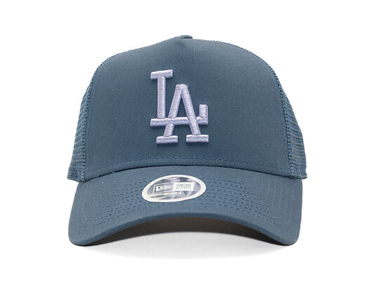 Dámská Kšiltovka New Era - MLB League Essential 9FORTY Trucker - LA Dodgers - Muted Indigo / Lavende