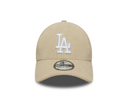 Kšiltovka New Era - MLB Seasonal Cord 39THIRTY - LA Dodgers - Cream