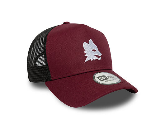 Kšiltovka New Era - Seasonal 9FORTY Trucker - AS Roma - Burgundy