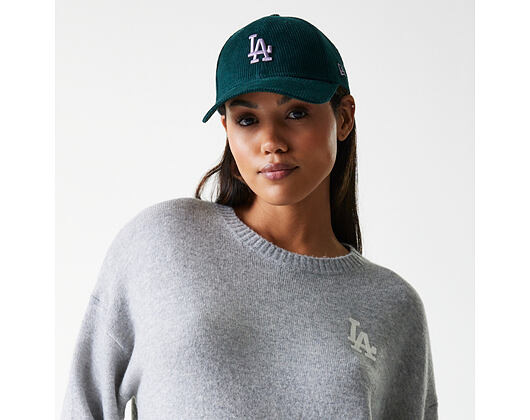 Dámská Svetr New Era - MLB Knit Sweater - LA Dodgers - Heather Grey