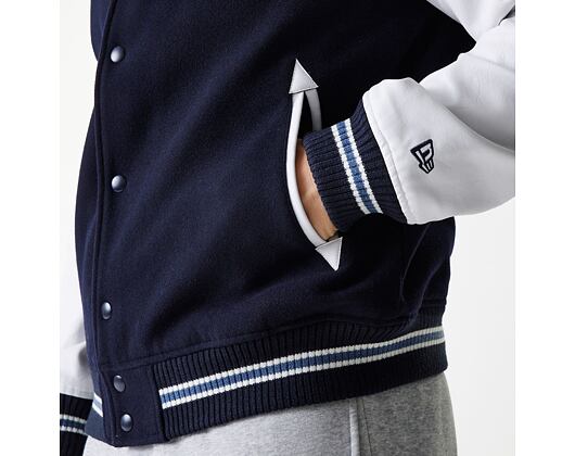 Bunda New Era - MLB Wordmark Varsity Jacket - LA Dodgers - Navy