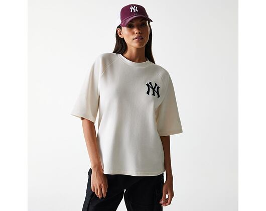 Triko New Era - MLB Waffle Tee - NY Yankees - Off White