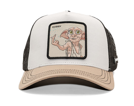 Kšiltovka Capslab - Trucker Harry Potter - Dobby - Beige