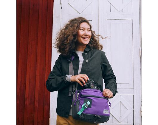 Ledvinka Fjällräven - Vardag Shoulder Bag 6 - Violette-Coal Black