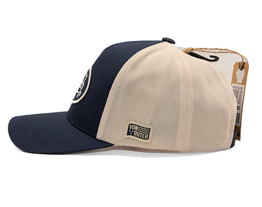Kšiltovka Von Dutch - Trucker - Flag - Black/Beige