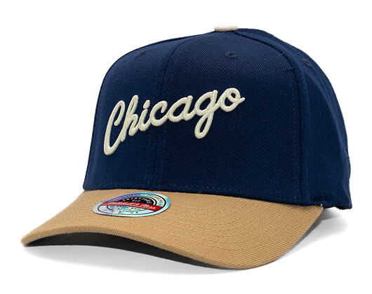 Kšiltovka Mitchell & Ness - Sand Storm Classic Red - Chicago Bulls - Navy/Sand