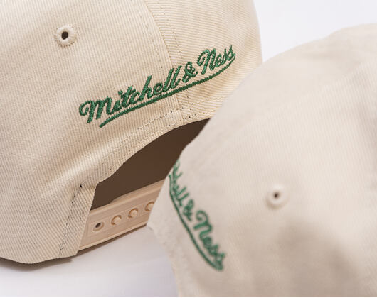 Kšiltovka Mitchell & Ness - Green Orange Pro Crown - Brooklyn Nets - Sand/Green