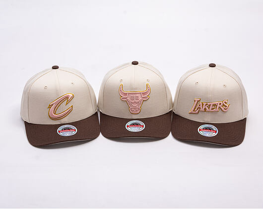Kšiltovka Mitchell & Ness - Blush Sand Classic Red - Cleveland Cavaliers - Sand/Brown