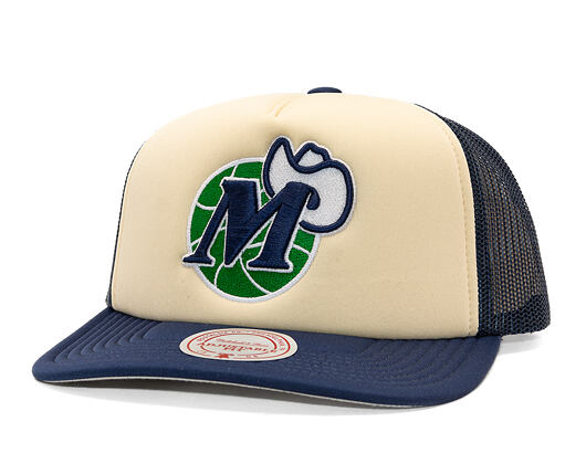 Kšiltovka Mitchell & Ness - NBA Vintage Block Trucker HWC - Dallas Mavericks - Cream